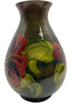 Moorcroft vase of bulaster form