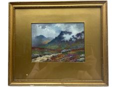 Harry Wallace (British 19th Century): Mountain Landscape