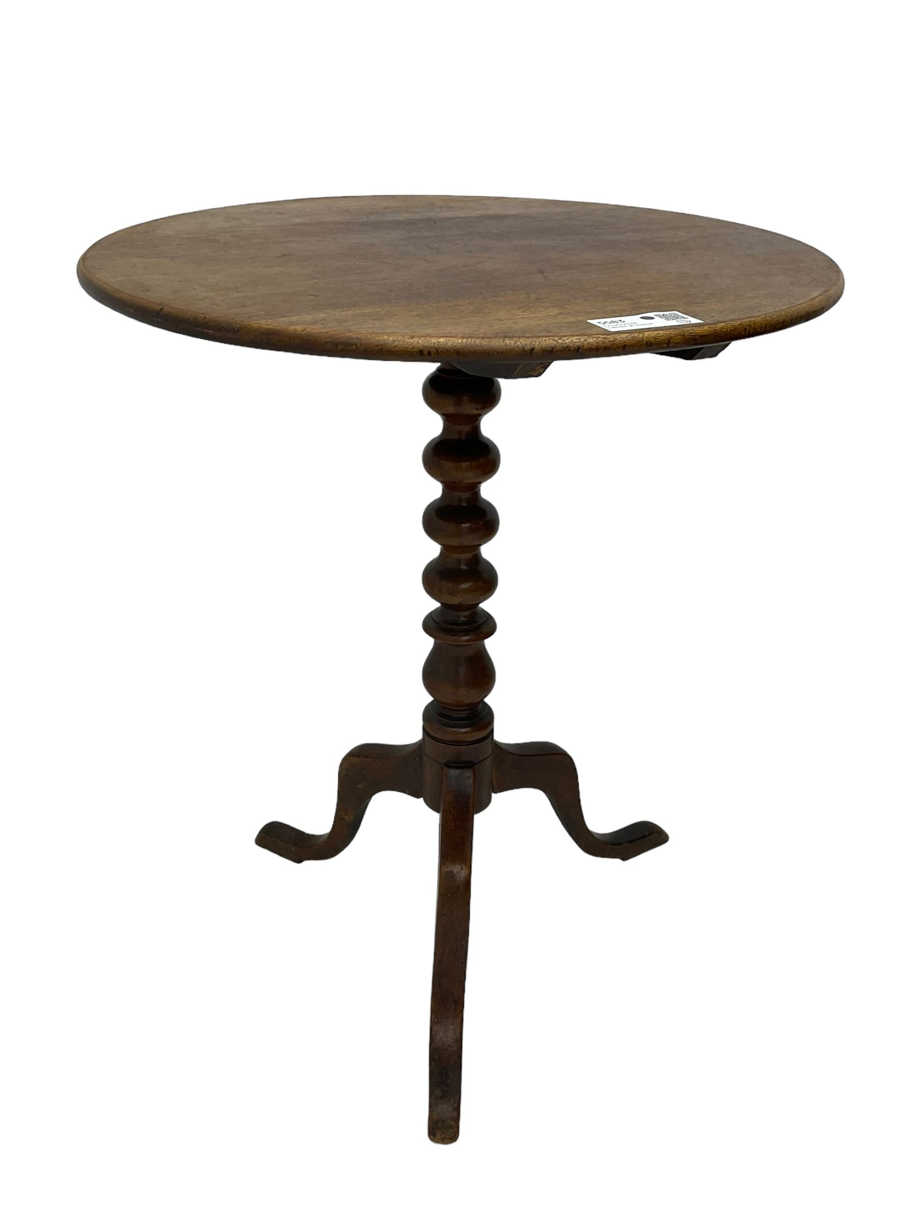 19th century mahogany tripod table - Bild 4 aus 8