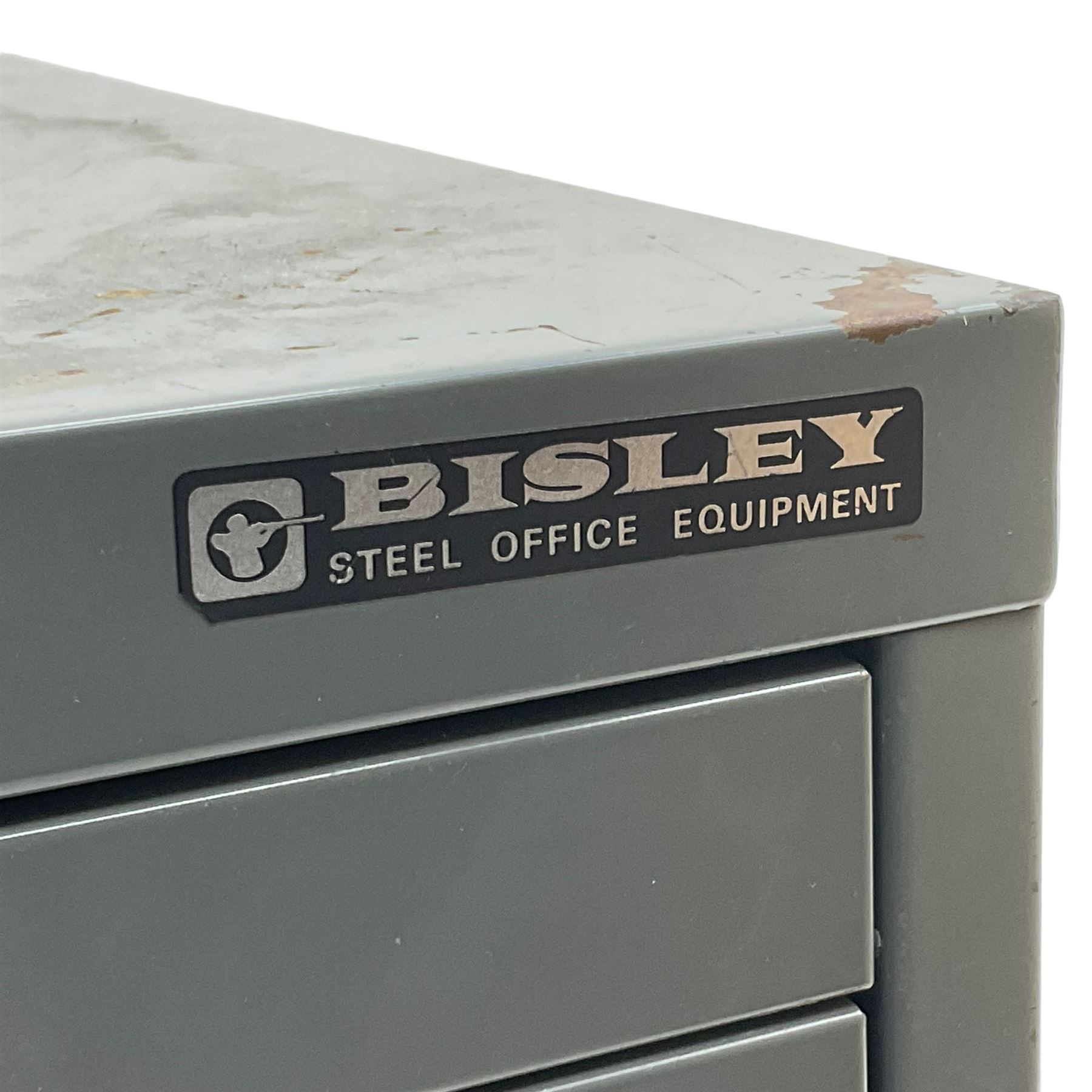 BISLEY - grey metal twenty-four drawer filing chest - Image 6 of 6
