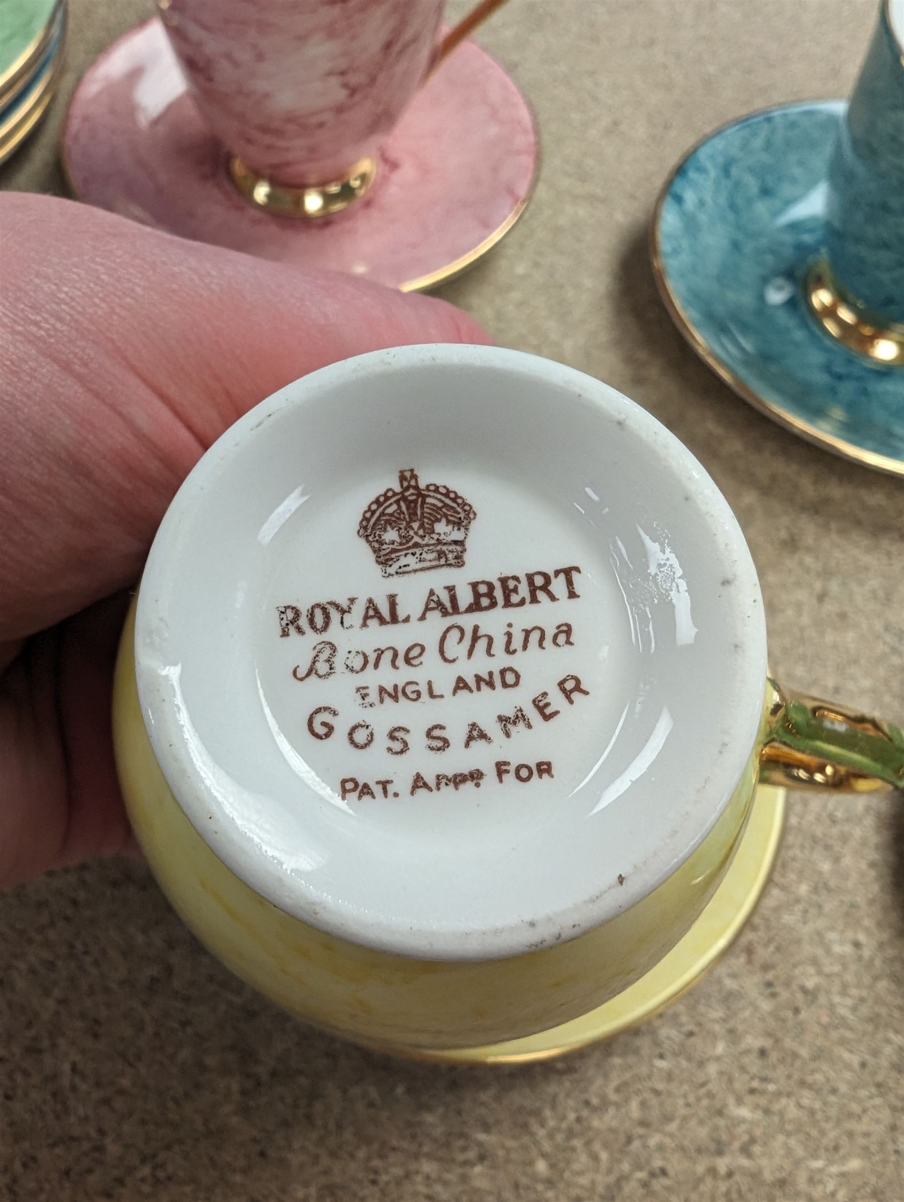 Royal Albert Gossamer pattern tea wares - Image 3 of 3