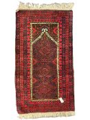 Persian Baluch prayer rug