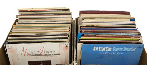 Quantity of mostly vinyl LPs