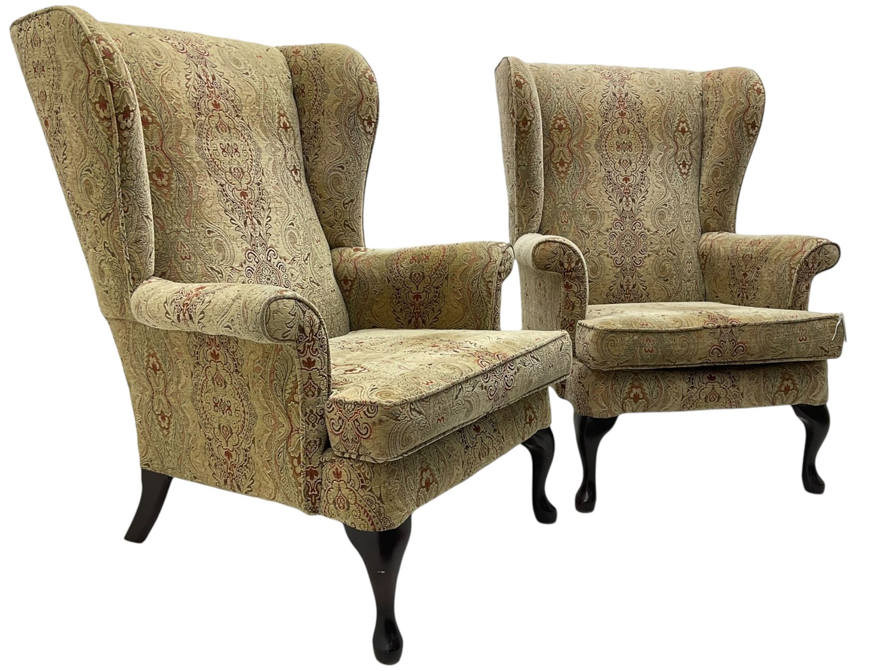 Parker Knoll - 'Burghley' pair of wingback armchairs - Image 5 of 5