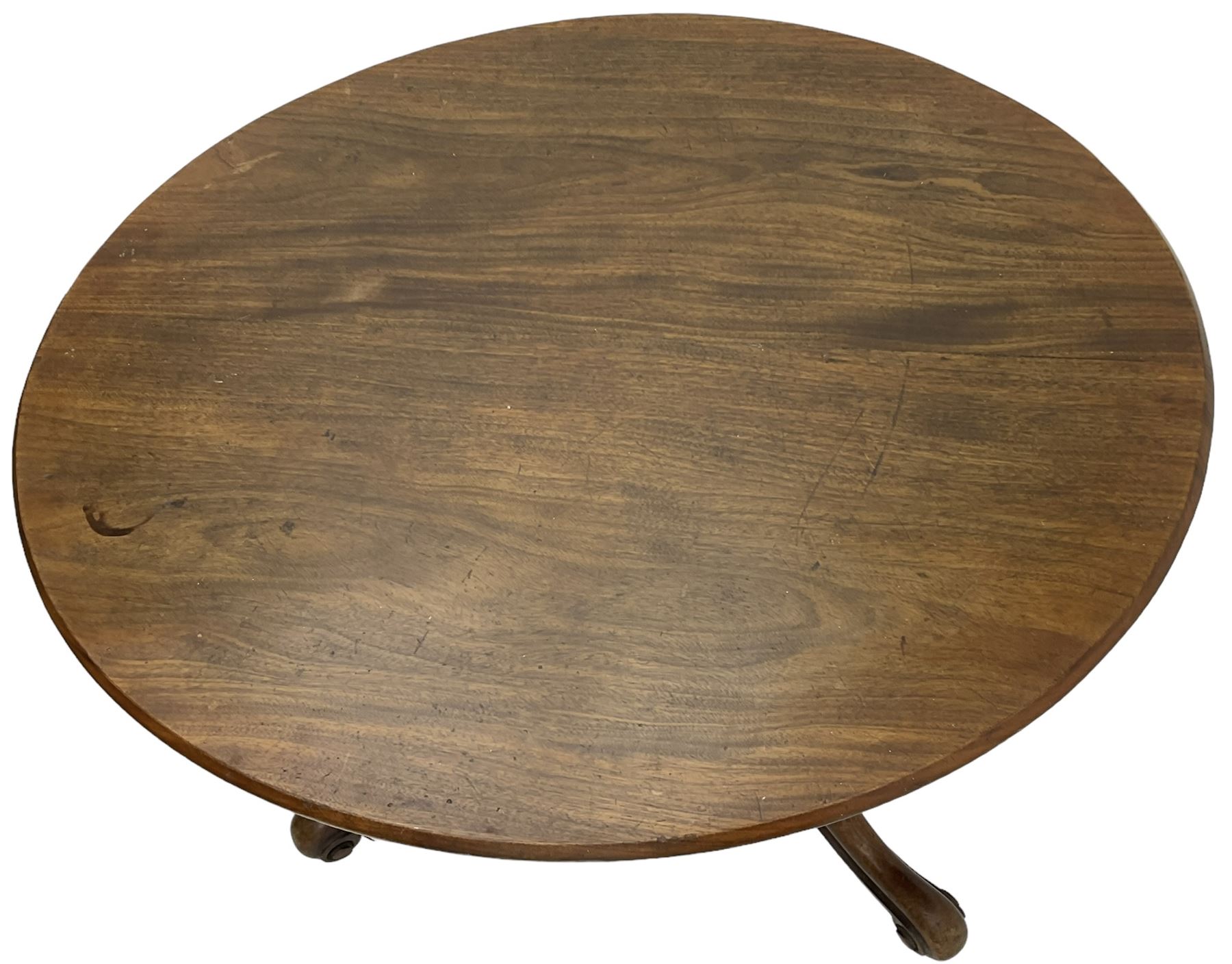19th century mahogany loo table - Image 4 of 7
