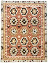 OKA - Turkish design peach ground rug