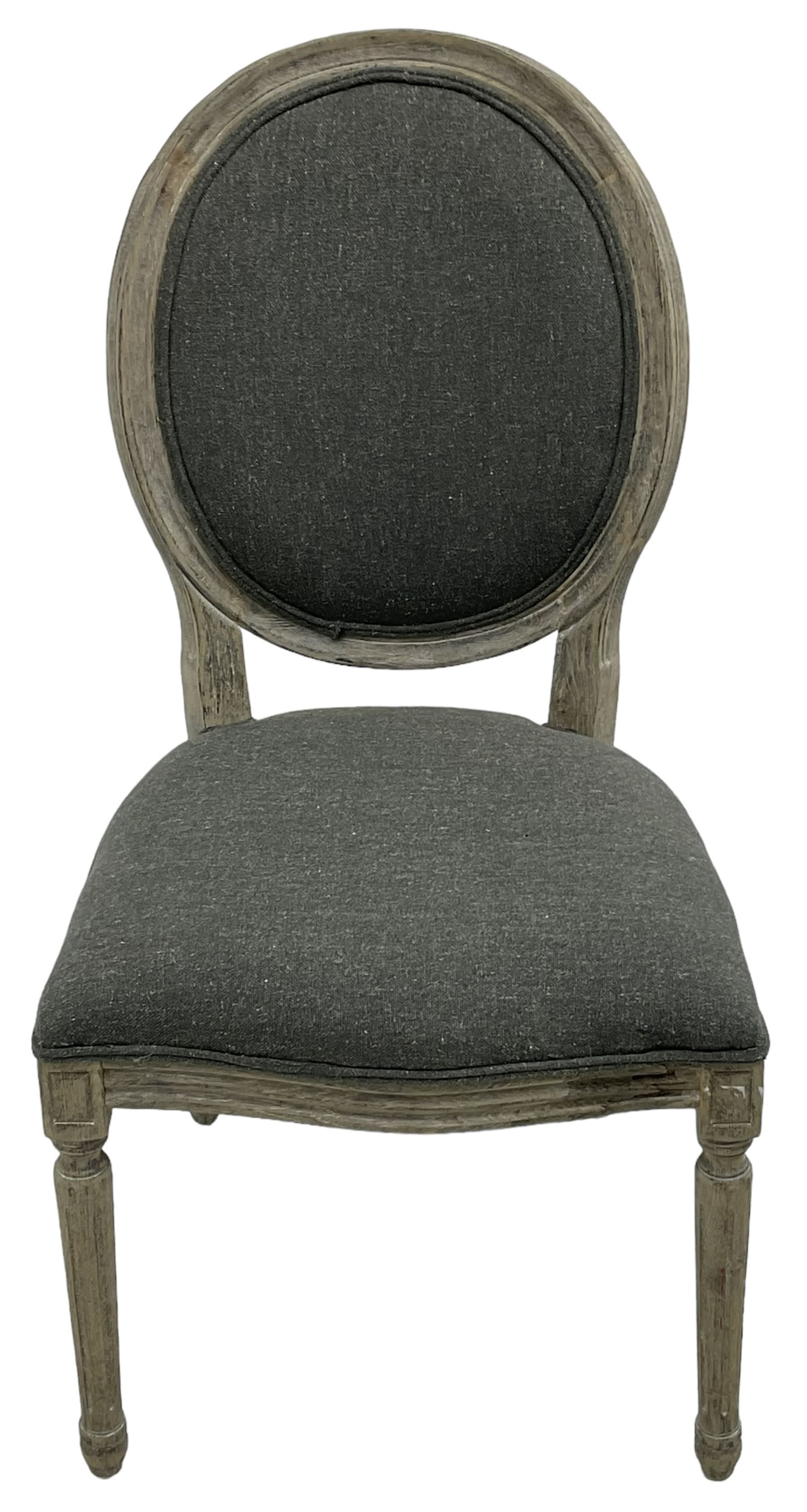 India Jane Interiors - two French design oak side chairs - Image 4 of 13