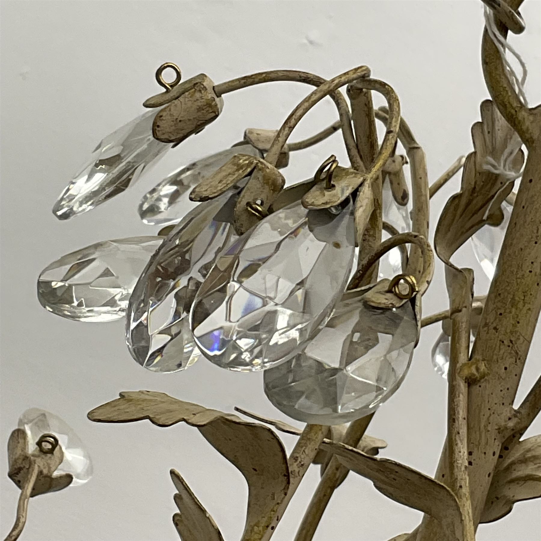 Laura Ashley - pair of eight branch metal chandeliers - Image 4 of 8