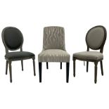 India Jane Interiors - two French design oak side chairs