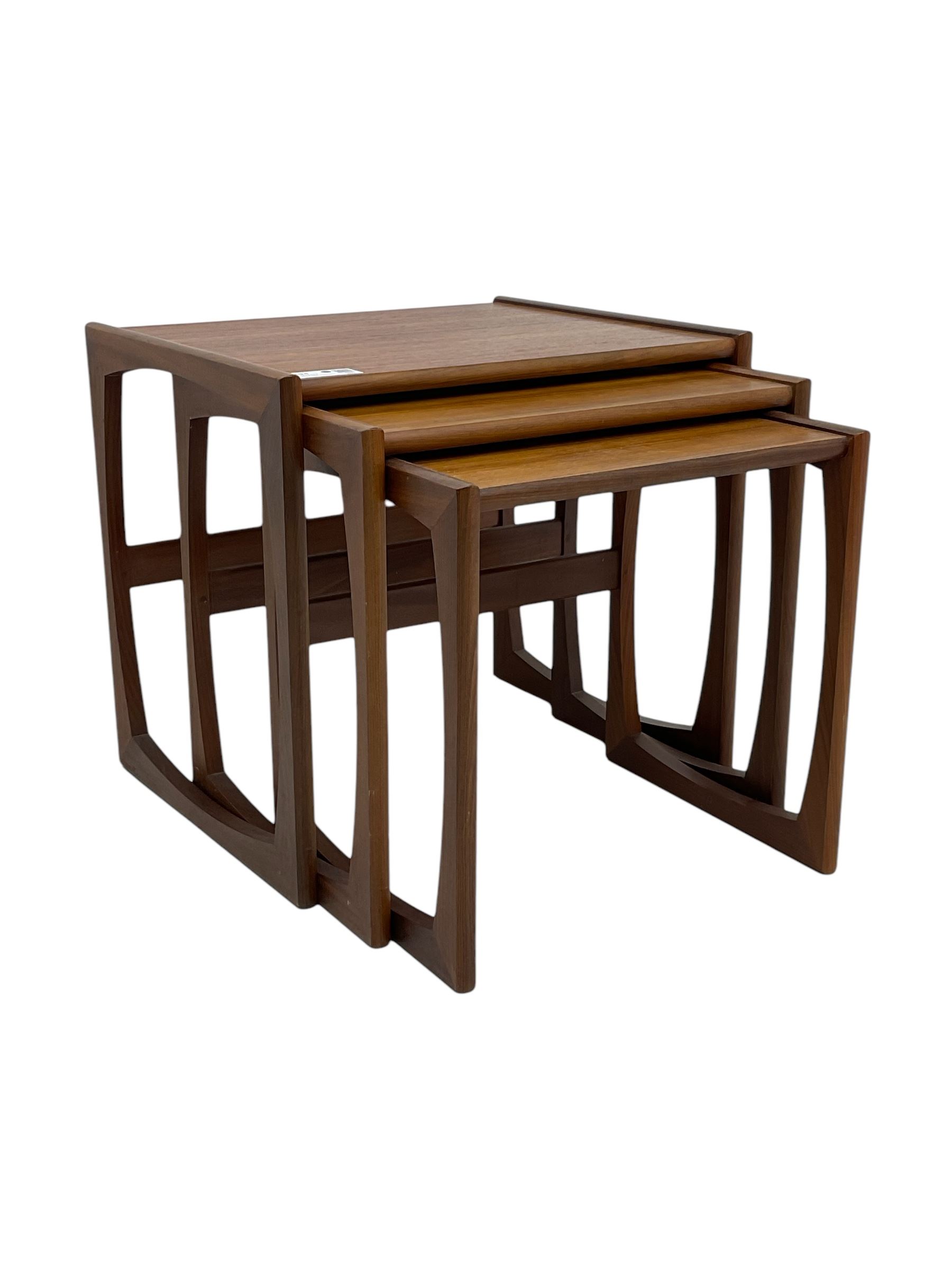 G-Plan - mid-20th century teak nest of three tables