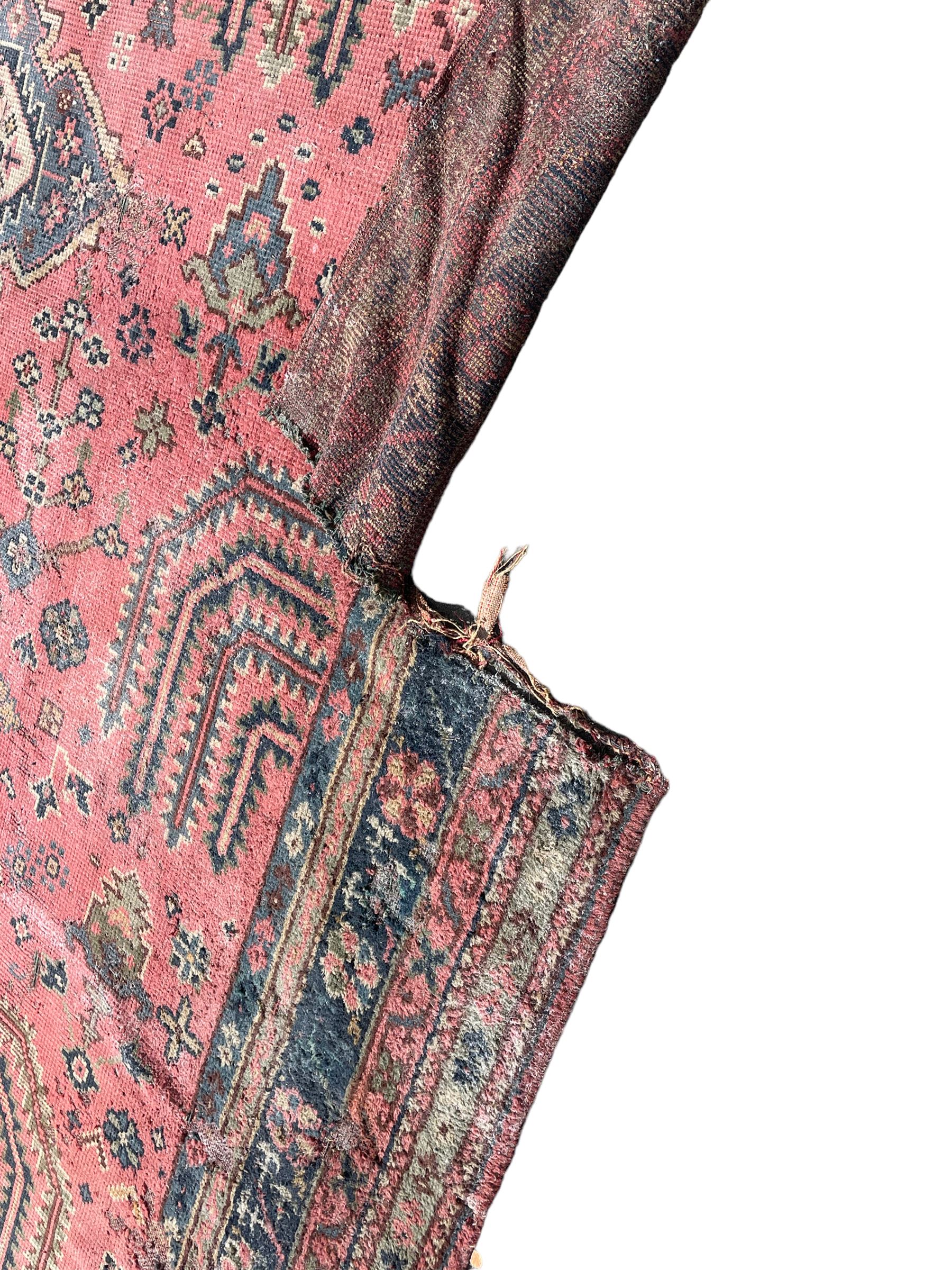 Large early 20th century Turkish red ground carpet - Image 10 of 13