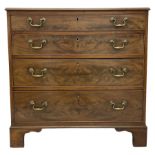 20th century Georgian design mahogany chest