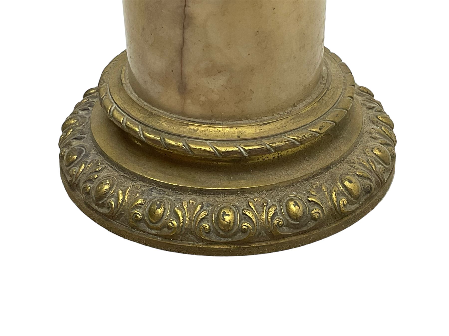 Late 19th century variegated marble torchère or plant stand - Image 4 of 7