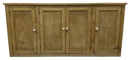 Victorian pine cupboard