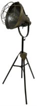 Industrial style metal site lamp