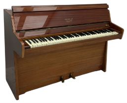 Kemble - Mini X miniature upright piano in sapele mahogany case