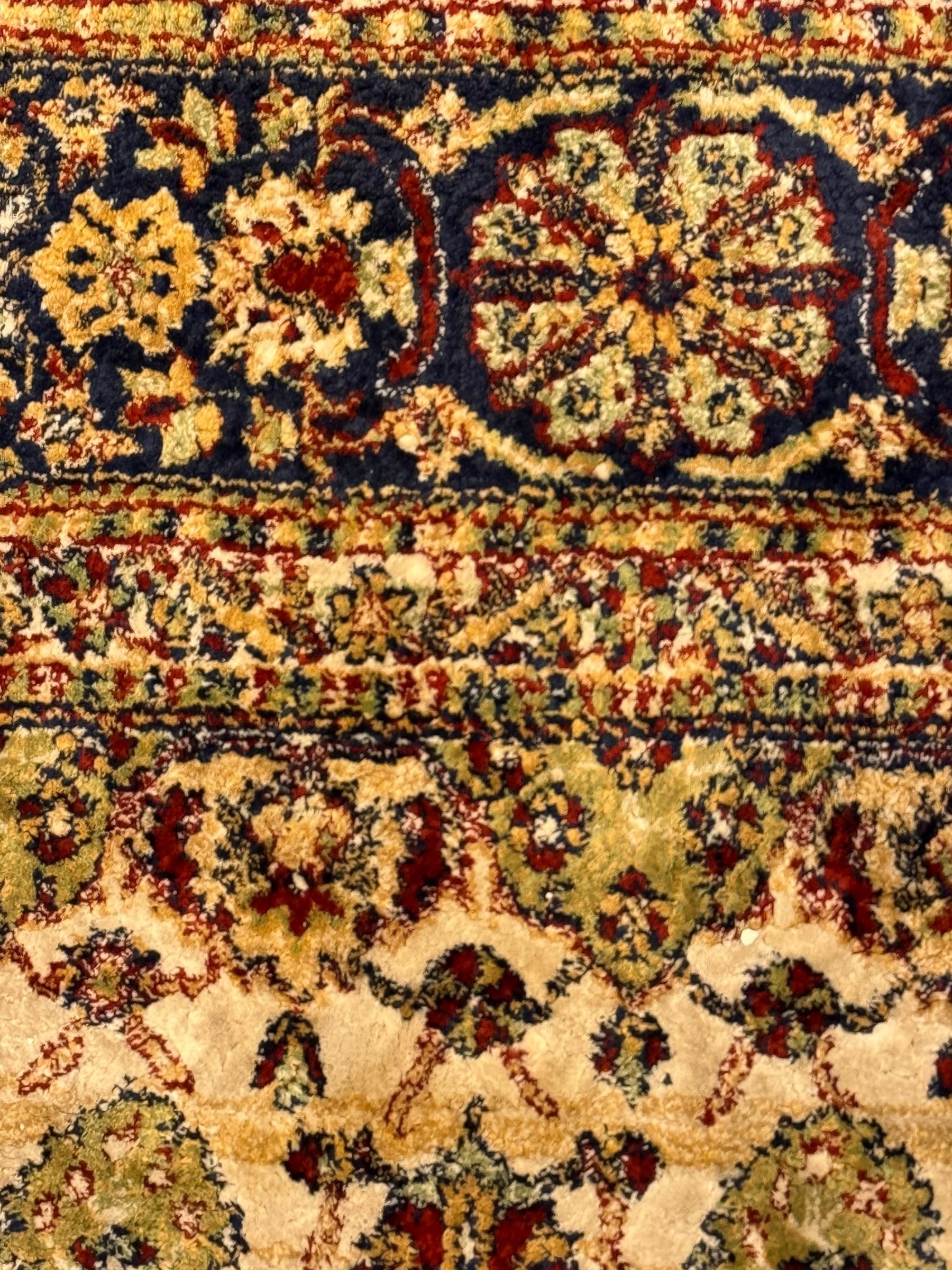 Persian design crimson ground rug - Image 4 of 7