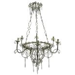 India Jane Interiors - six branch metal chandelier