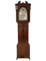 Pattison of Halifax - Late 18th century mahogany 8-day longcase clock
