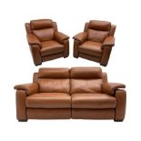 Two-seat electric reclining 'smart' sofa (W192cm