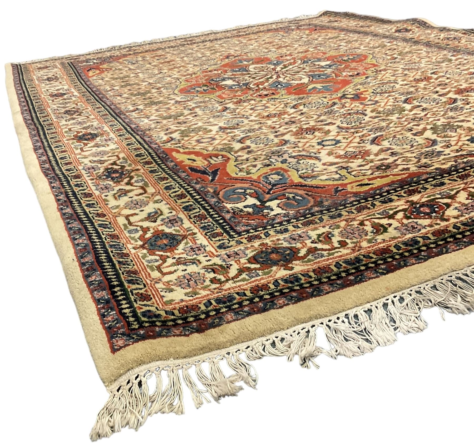 Indo-Persian Baktmar rug - Image 6 of 6