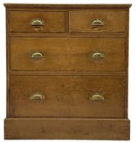 Victorian pitch pine chest