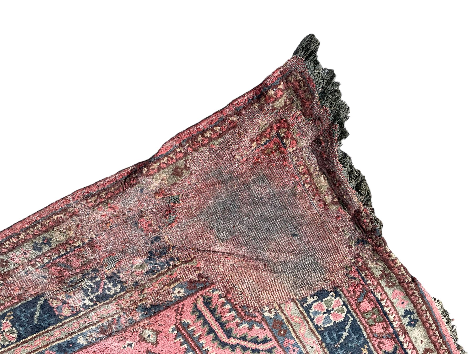 Large early 20th century Turkish red ground carpet - Image 3 of 13