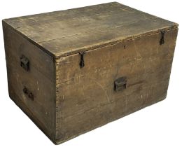 19th century pine tool chest