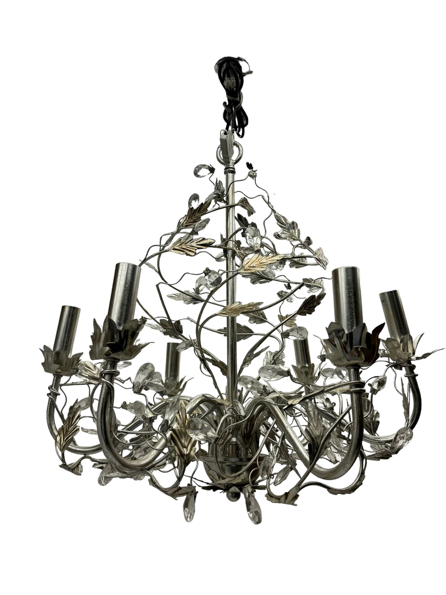India Jane - silver finish metal chandelier - Image 8 of 8