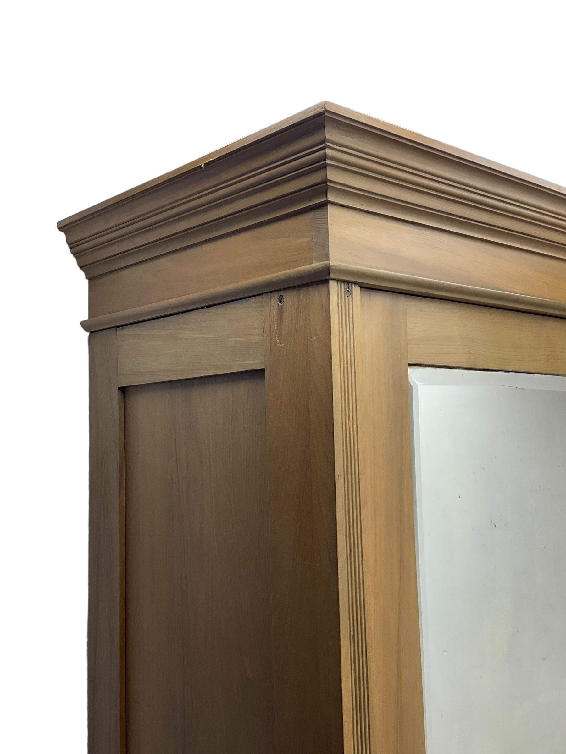 Late Victorian satin walnut compendium wardrobe - Image 5 of 11