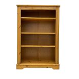 Pine open bookcase