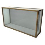 20th century oak display case