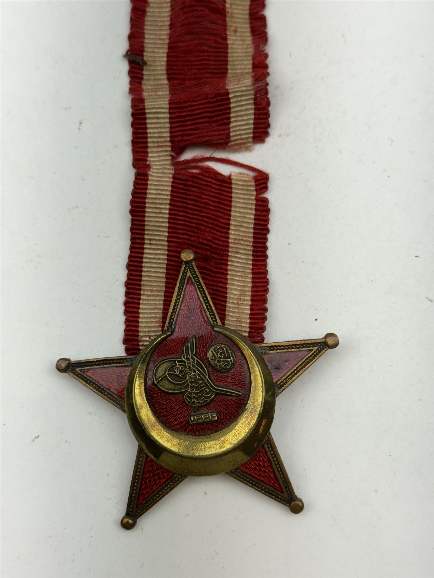 WWI Ottoman Empire Turkish Gallipoli Star - Image 3 of 3