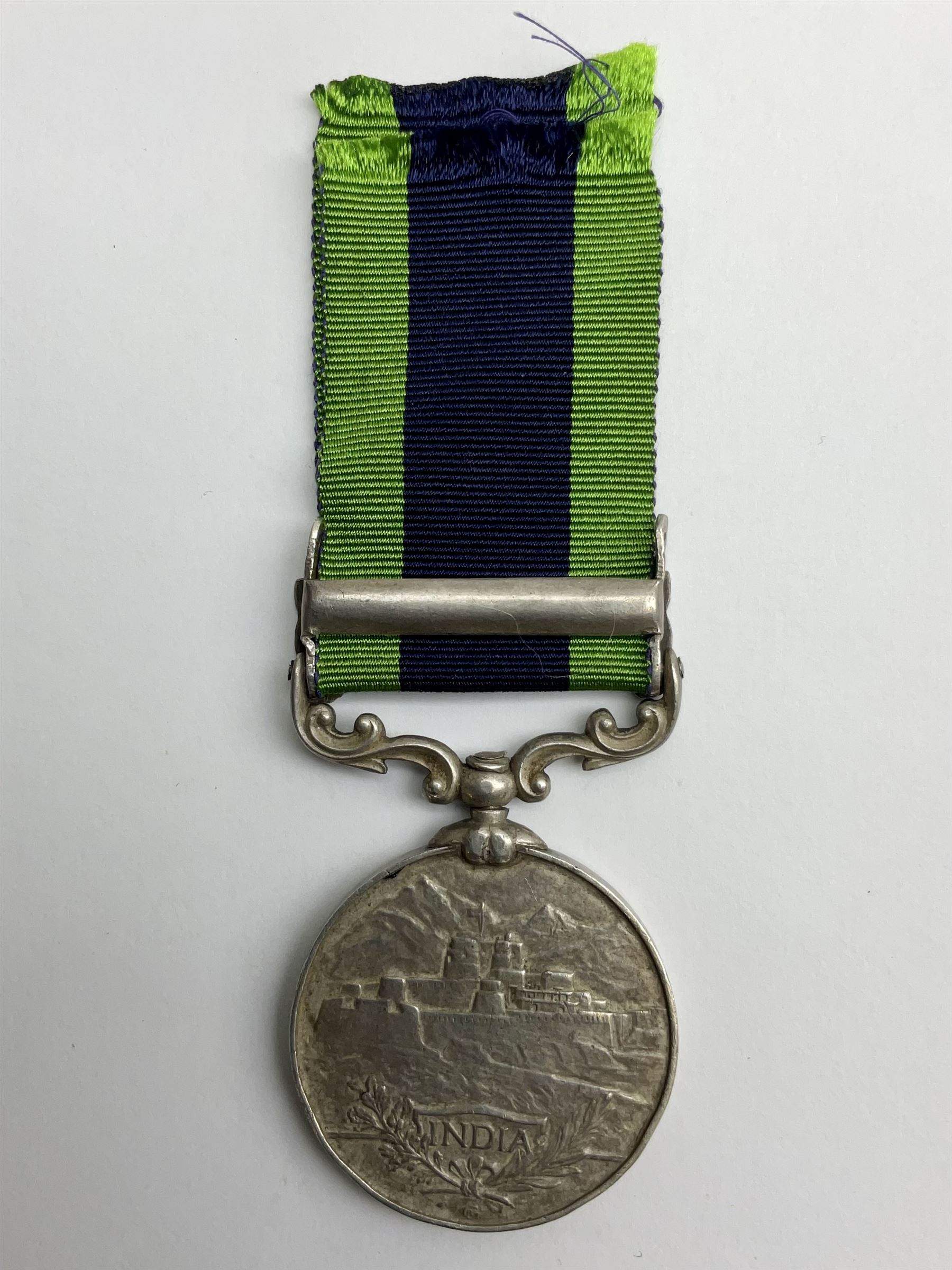 King George V India General Service Medal named to '1388 L-NK. NAWAB KHAN - Image 2 of 3