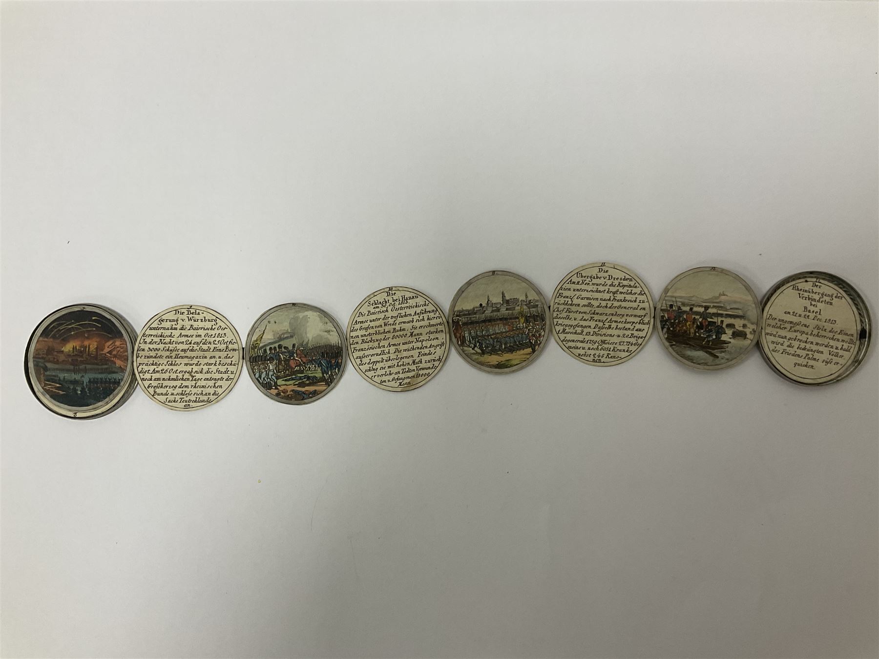 Grolier Club’s silver Schraubmedaille to commemorate the German campaign of 1813 - Image 11 of 18