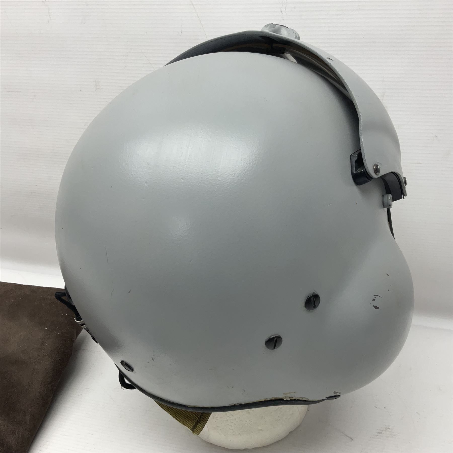 Silver grey SPH-4B Flight Helmet as used by helicopter pilots in the USAF and US Army in the 1990s; - Image 7 of 20