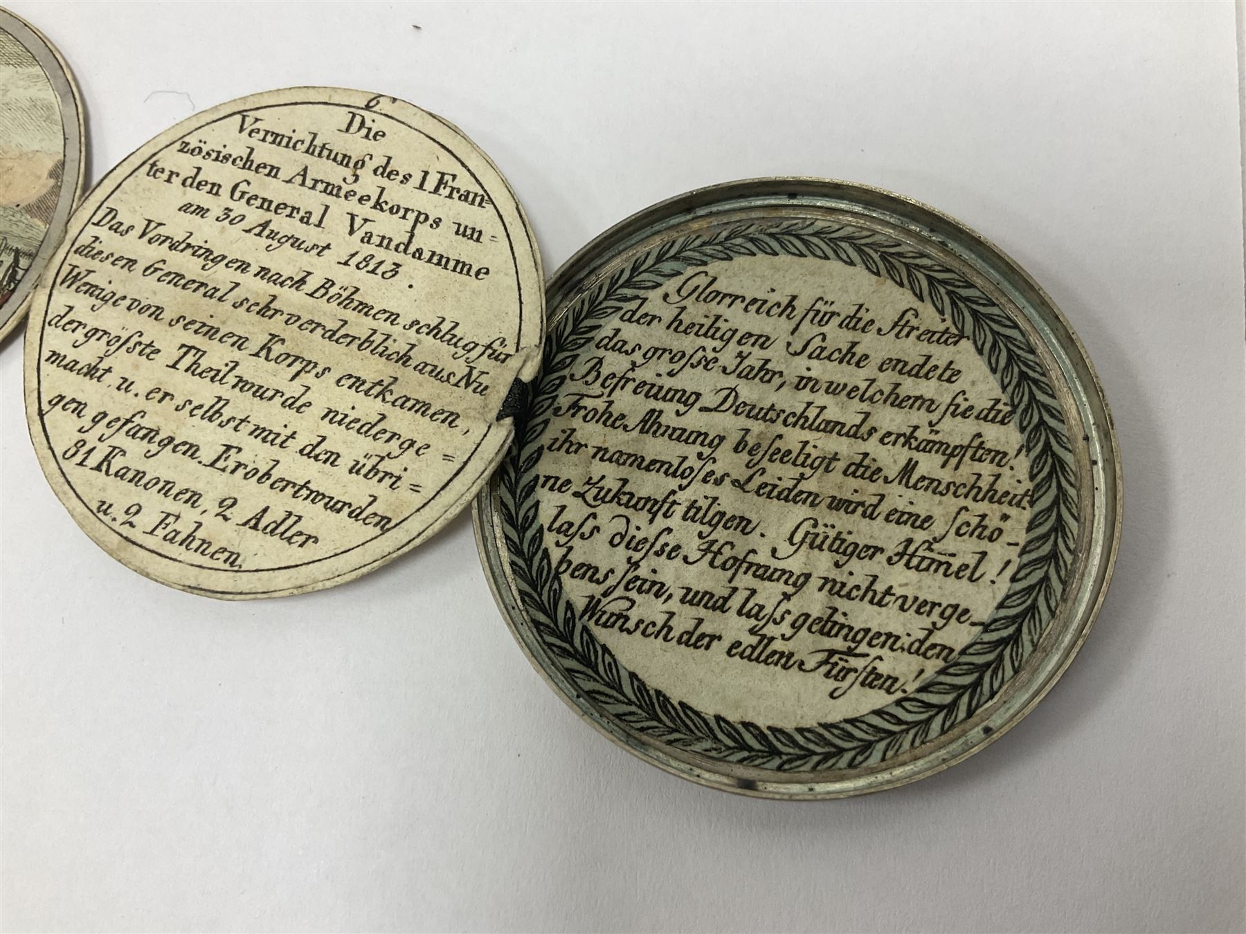 Grolier Club’s silver Schraubmedaille to commemorate the German campaign of 1813 - Image 17 of 18