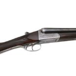 SHOTGUN CERTIFICATE REQUIRED - H Akrill of Beverly 12-bore double trigger boxlock ejector side-by-si