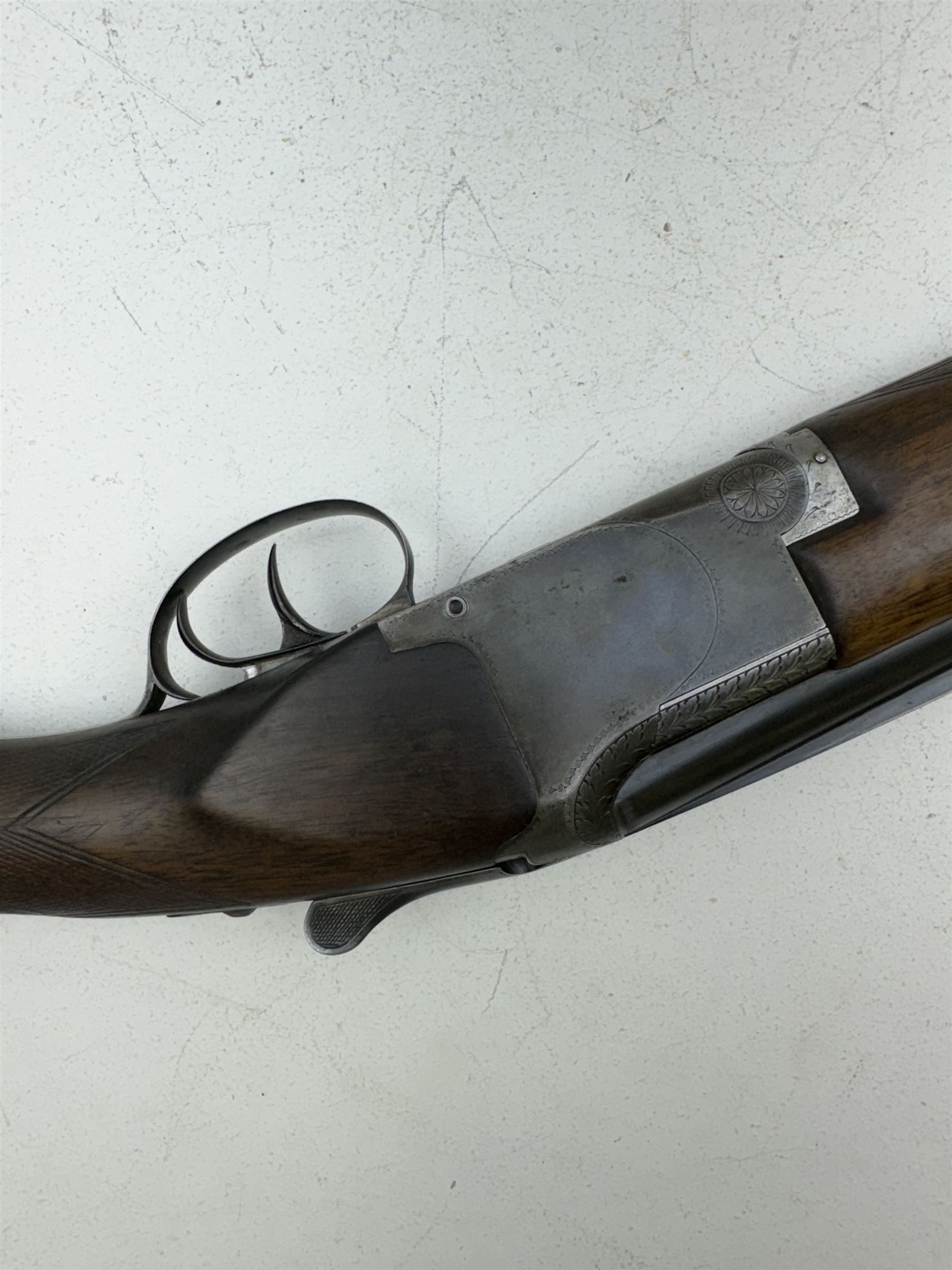 SHOTGUN CERTIFICATE REQUIRED - Fabrique Nationale Belgian Browning double trigger boxlock ejector ov - Image 7 of 15