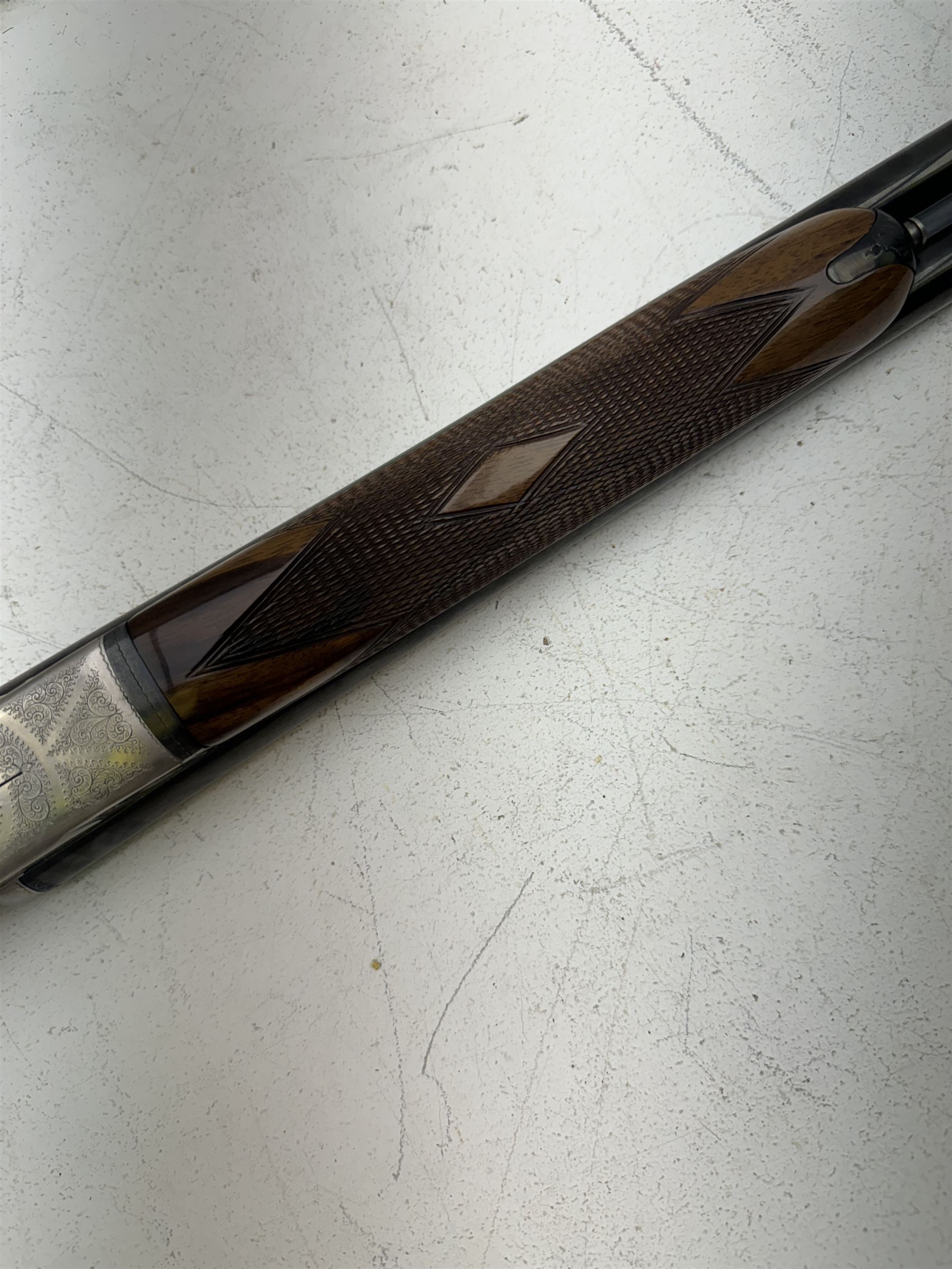 SHOTGUN CERTIFICATE REQUIRED - Ugartechea retailed by Parker-Hale Spanish 12-bore double boxlock eje - Bild 5 aus 14