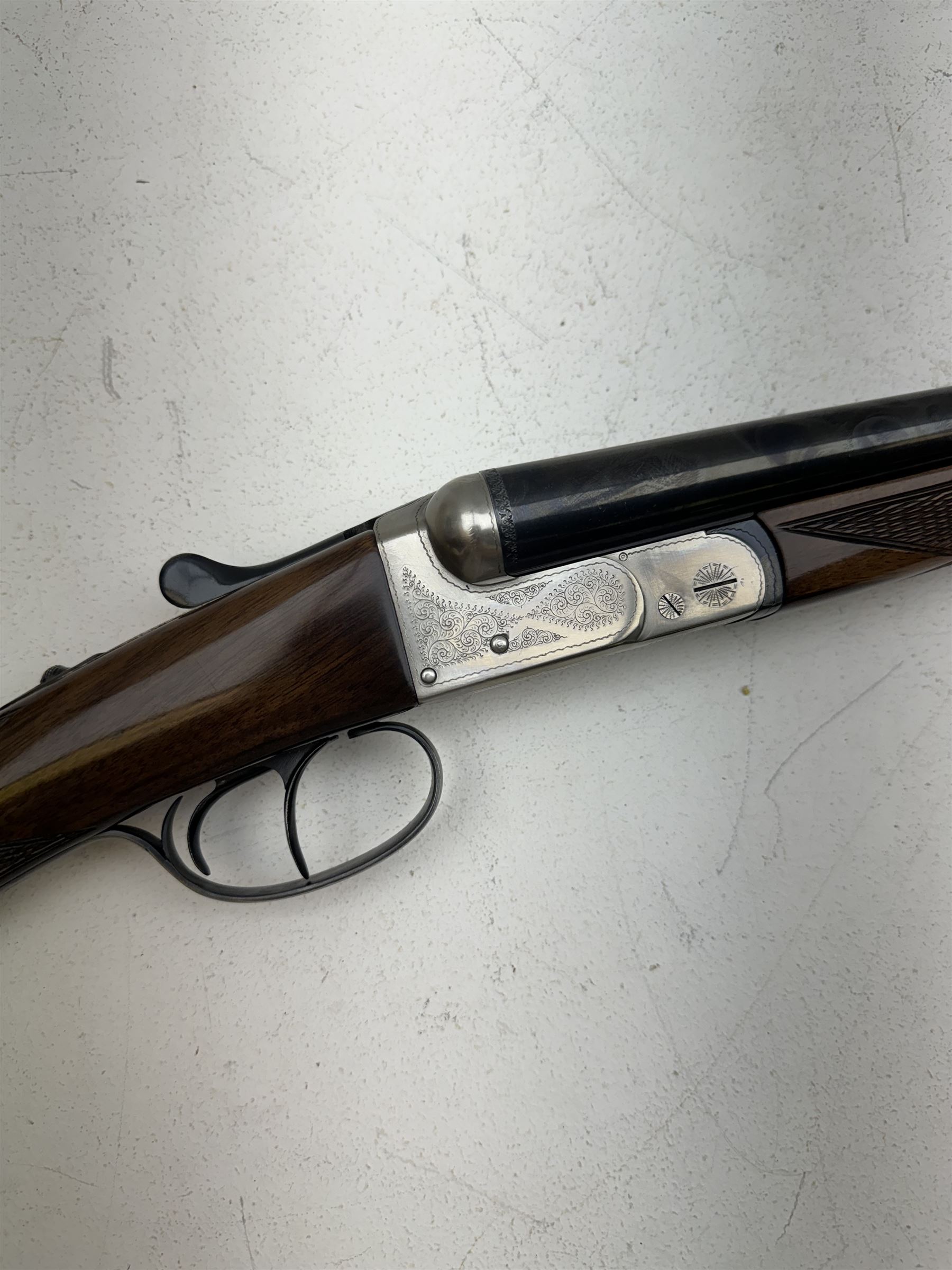 SHOTGUN CERTIFICATE REQUIRED - Ugartechea retailed by Parker-Hale Spanish 12-bore double boxlock eje - Bild 3 aus 14