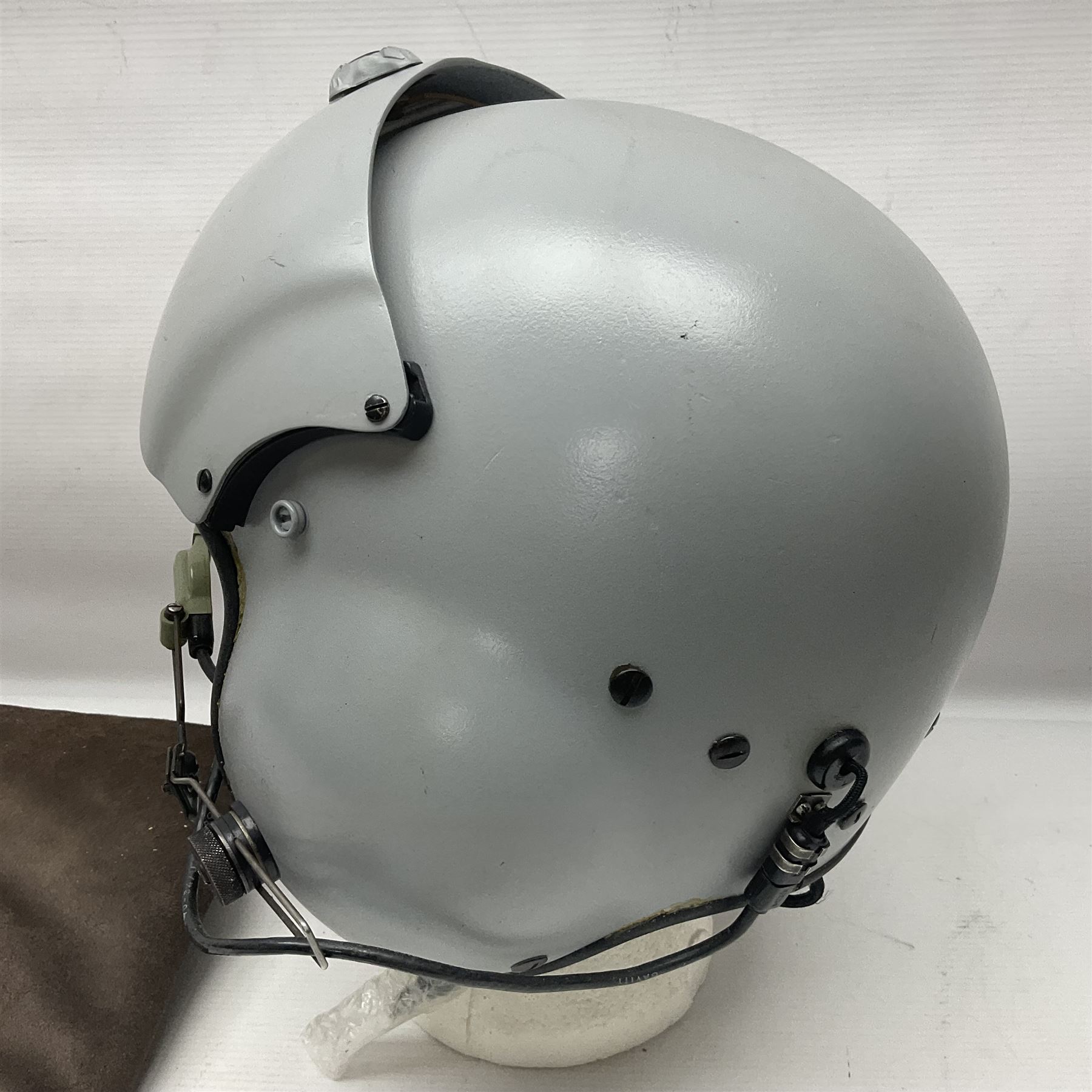 Silver grey SPH-4B Flight Helmet as used by helicopter pilots in the USAF and US Army in the 1990s; - Image 6 of 20
