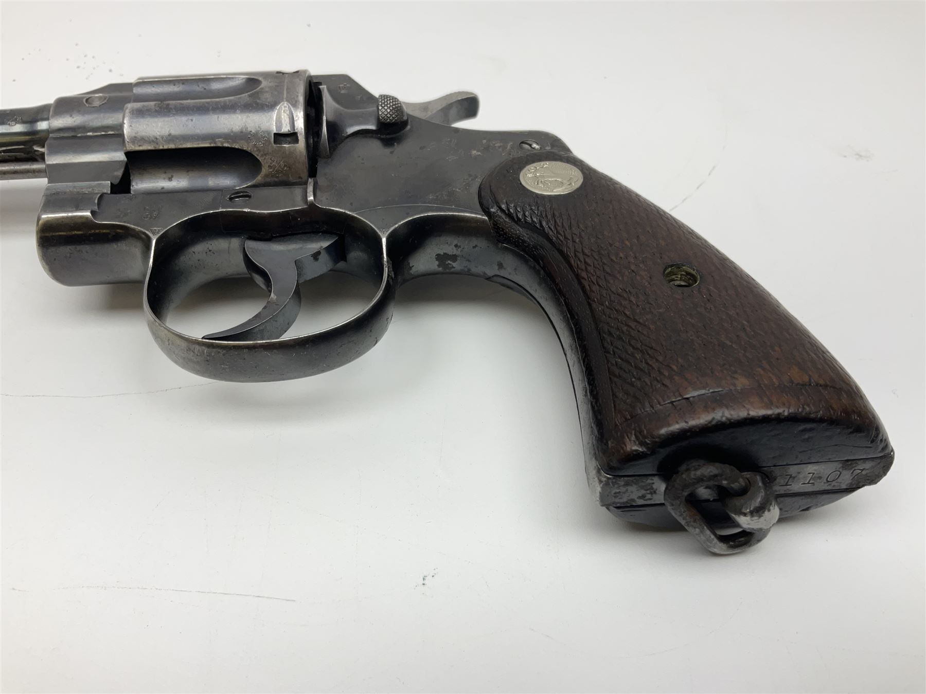 Deactivated Colt Official Police 38-200 six-shot revolver - Image 9 of 15
