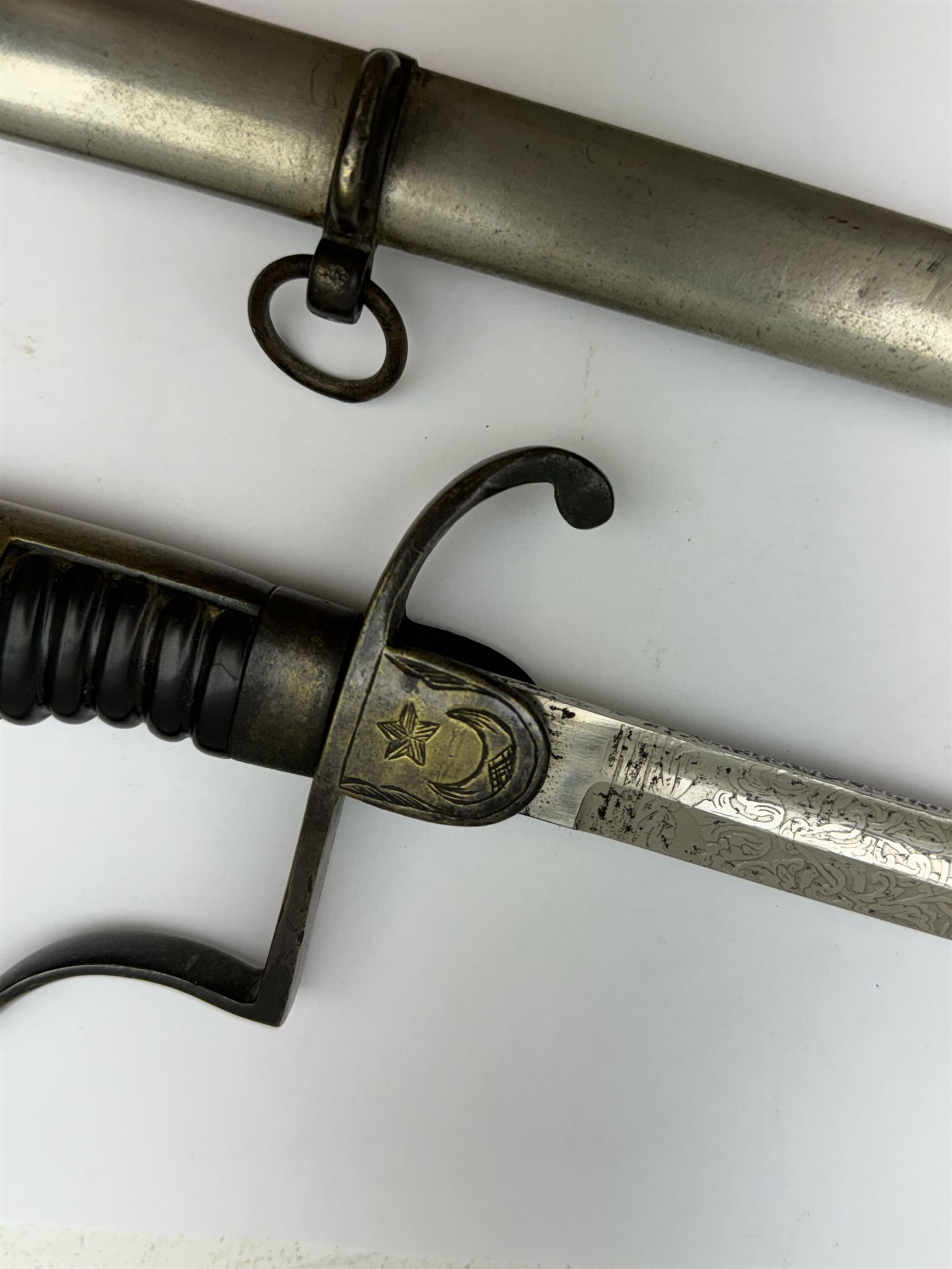 Ottoman/Turkish WW1 Period Infantry Officer's Short Sword - Image 3 of 6