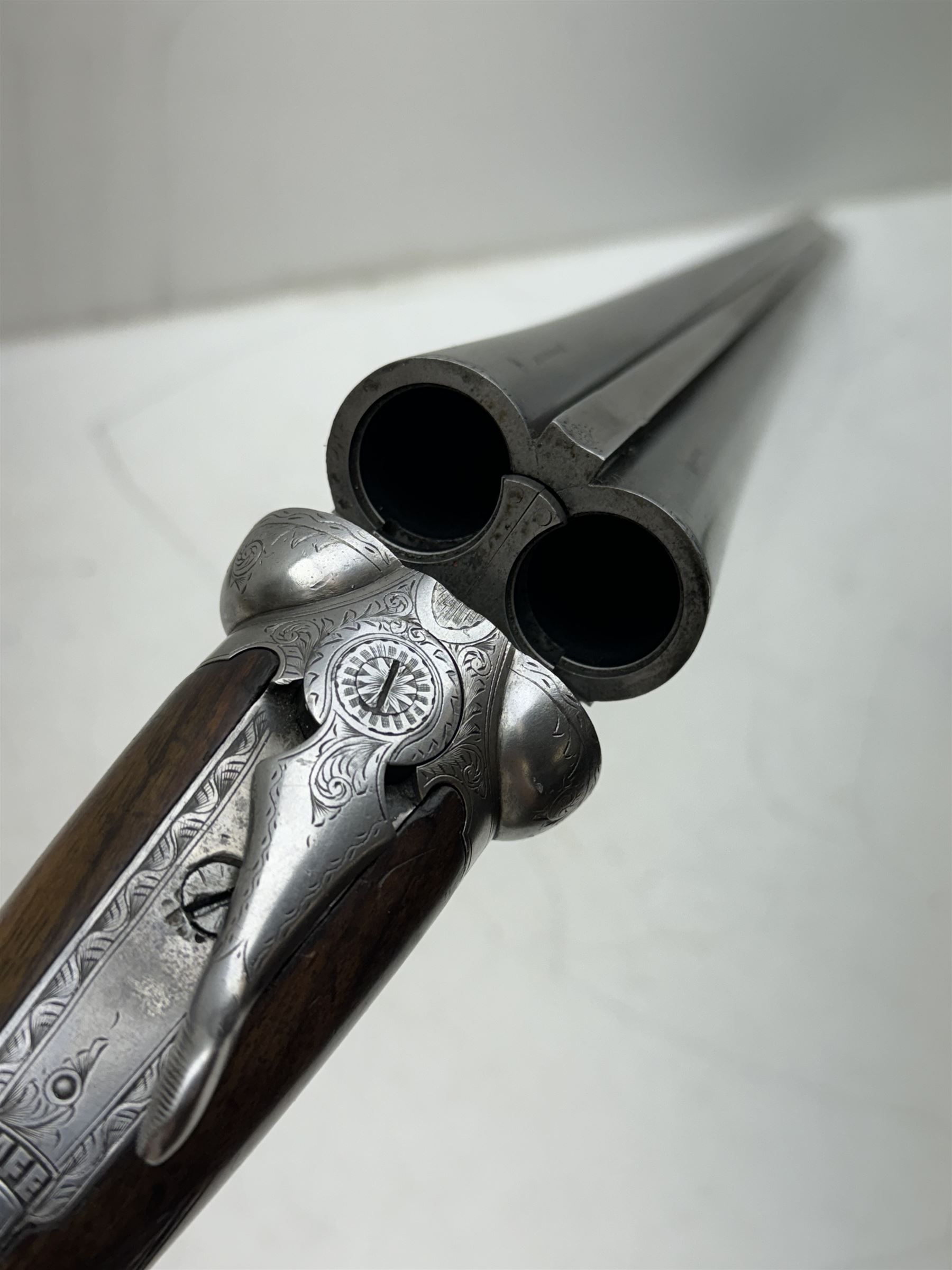 SHOTGUN CERTIFICATE REQUIRED - Webley & Scott Birmingham double trigger boxlock ejector side-by-side - Image 10 of 12