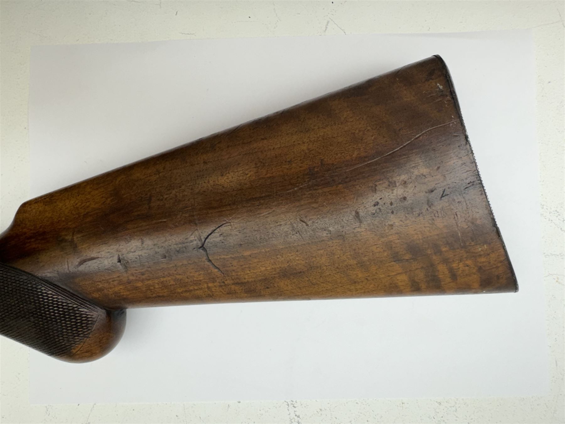 SHOTGUN CERTIFICATE REQUIRED - foreign 12-bore double trigger side by side double barrel shotgun ser - Image 8 of 16