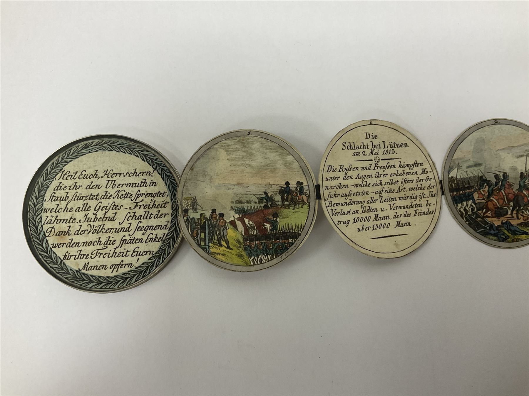 Grolier Club’s silver Schraubmedaille to commemorate the German campaign of 1813 - Image 9 of 18
