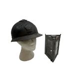 French M26 Genie (engineers) steel helmet with attached comb and helmet plate