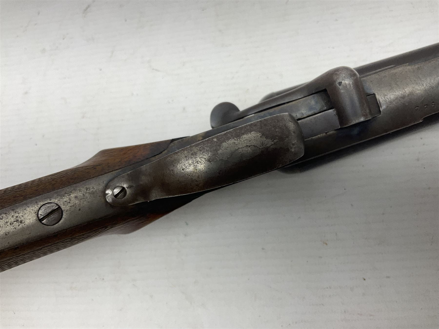 SHOTGUN CERTIFICATE REQUIRED - Belgian .410 folding double barrel hammer shotgun wit 71cm(28") barre - Image 5 of 24