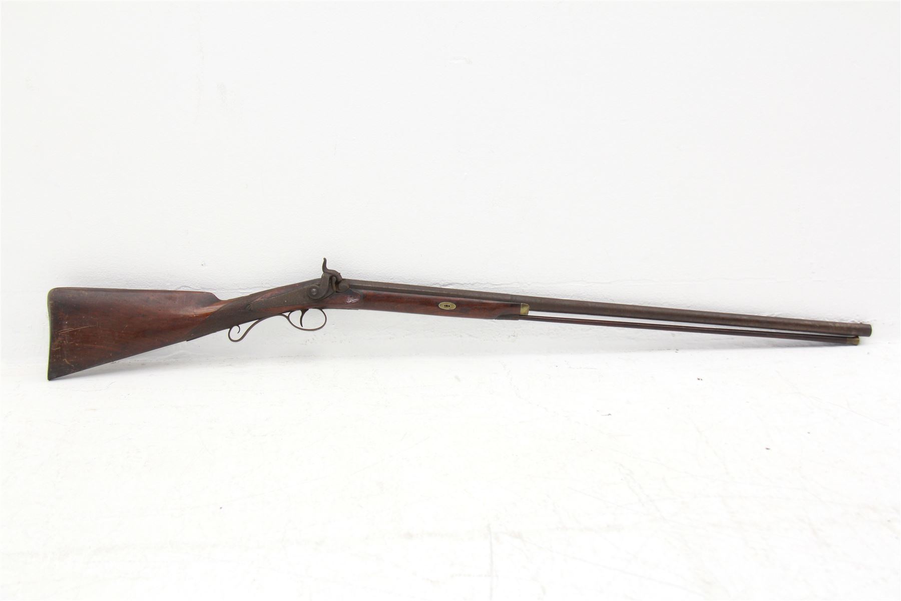 19th century single barrel percussion fire shotgun - Image 2 of 13